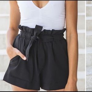 High waisted shorts